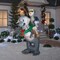 8' Gemmy Airblown Inflatable Disney Star Wars Taun Taun w/ Hans Solo Scene Christmas Yard Decoration 883039